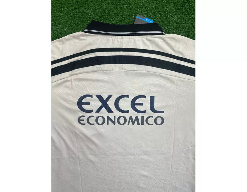 Camisa Retrô Corinthians I 1996 - Bege ( Gola toda Preta)